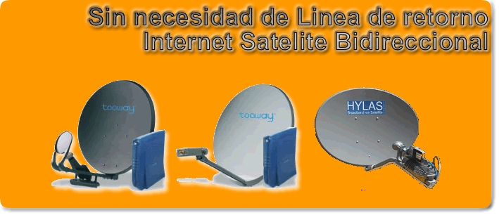 Satelite Bidireccional. Internet por Satelite